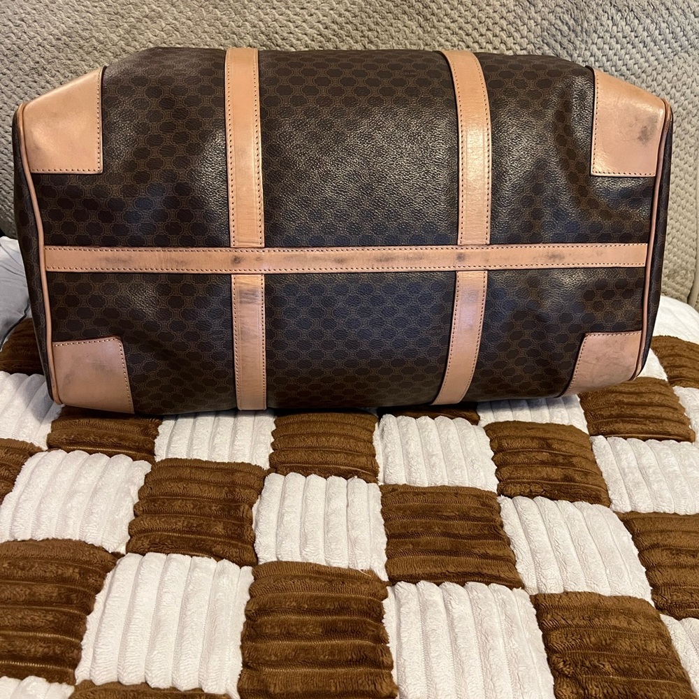 Celine Macadam Brown Travel Duffle in VGUC! - Picture 5 of 12